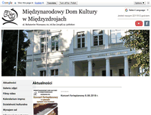 Tablet Screenshot of mdkmiedzyzdroje.com